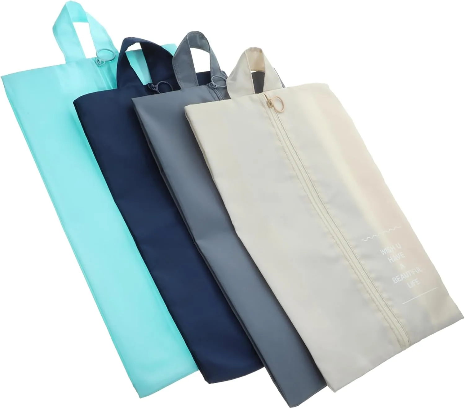 4pcs Travel Shoe Bags for Packing Large Capacity Duffle Bag for Sneakers Sandals Dress Shoes Portable Pouch Waterproof