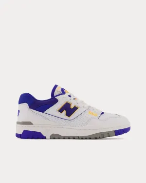 550 White / Infinity Blue Low Top Sneakers