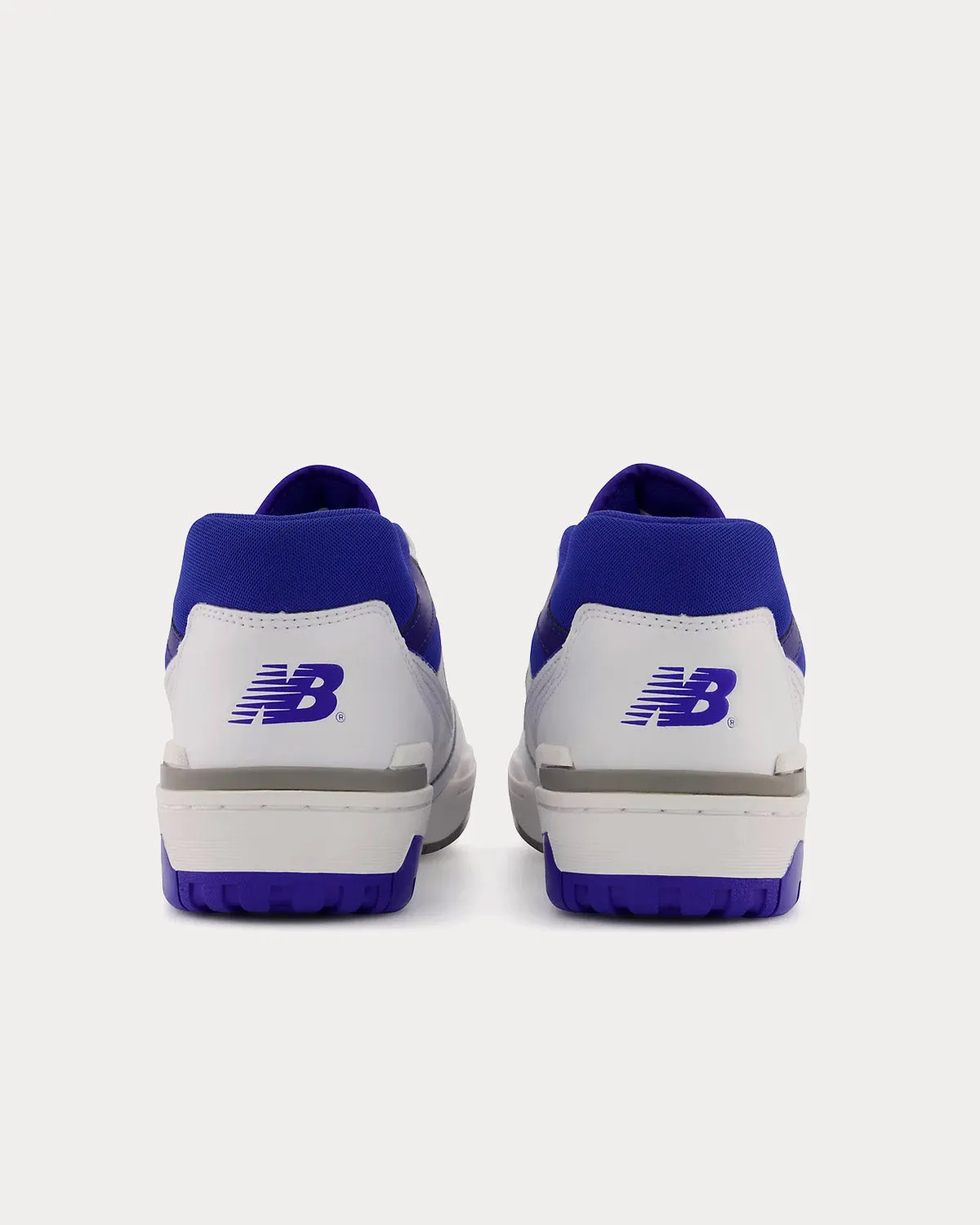 550 White / Infinity Blue Low Top Sneakers