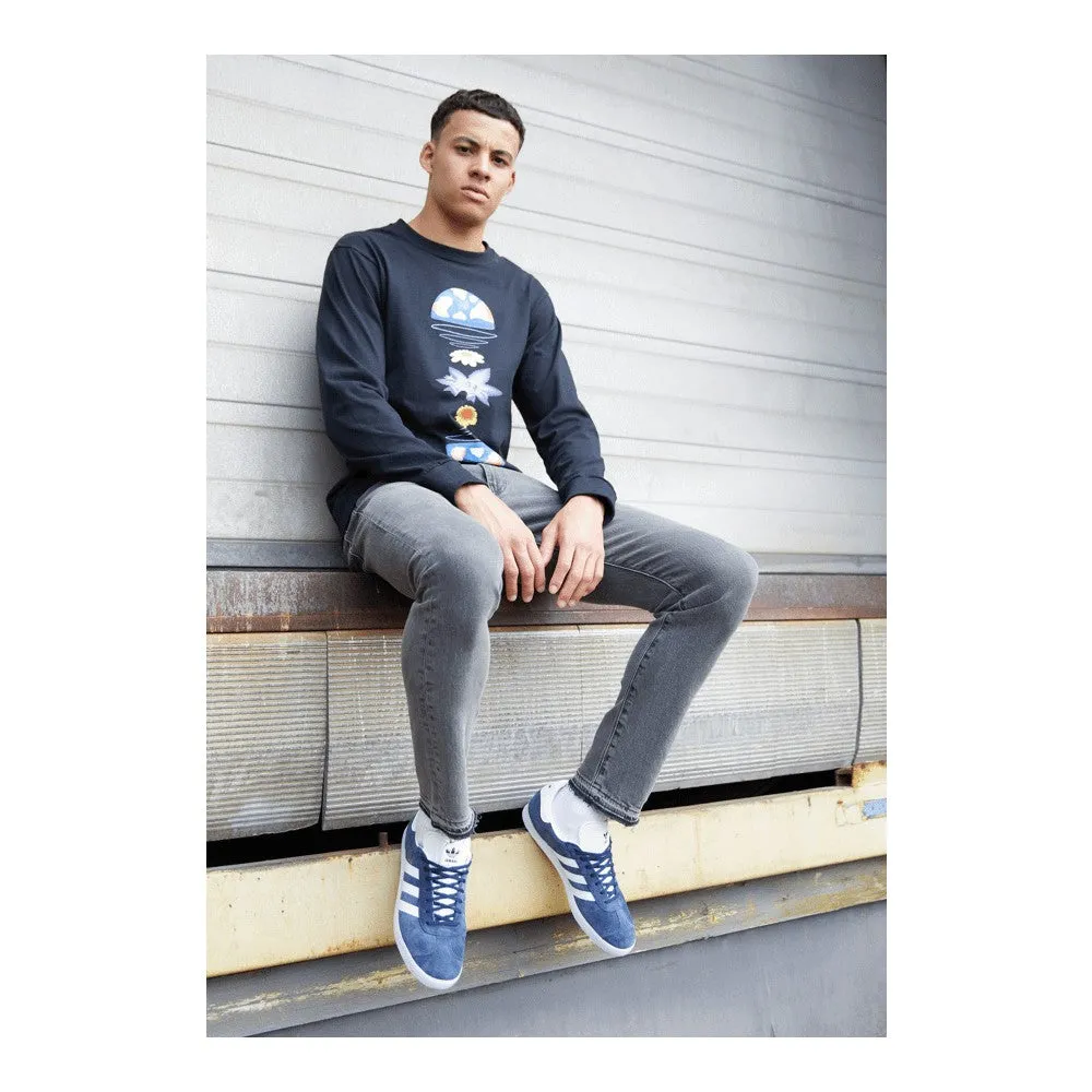 Adidas Originals Gazelle BB5478 sneakers, blue/white