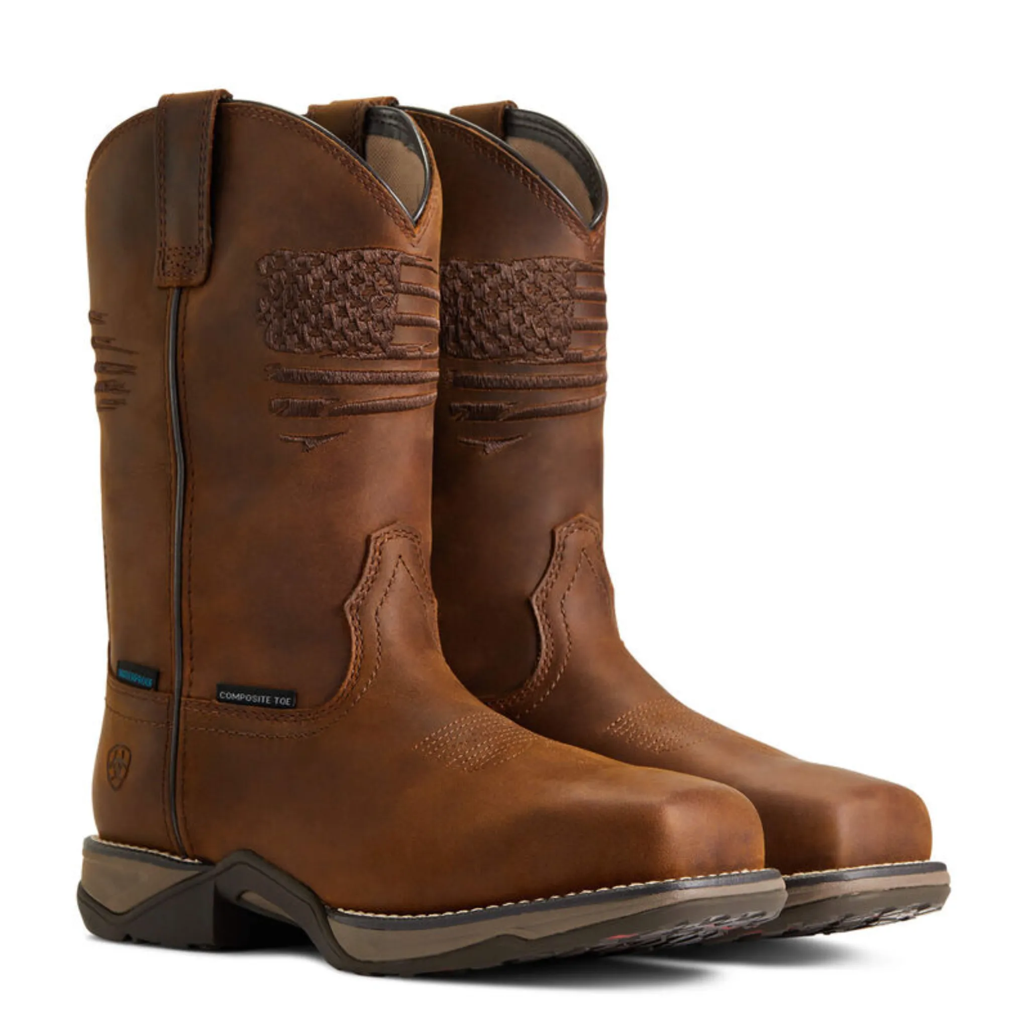 ARIAT WOMEN'S ANTHEM PATRIOT WATERPROOF WESTERN BOOT - 10040369