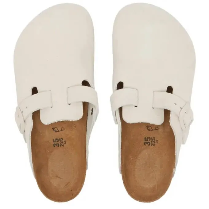 Birkenstock Boston sandals, white
