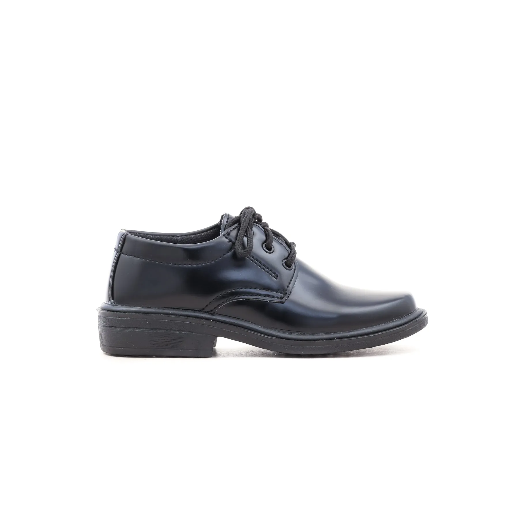 Boys Black School Shoes SK1038