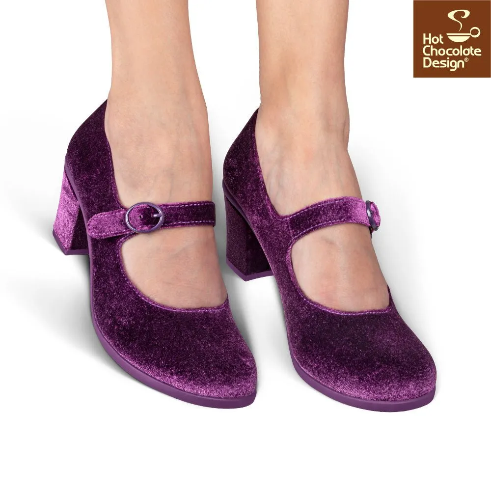 Chocolaticas® PLUM ELIXIR Mary Jane Pump