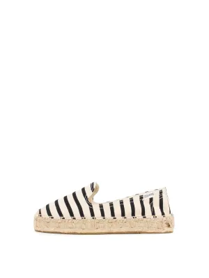 CLASSIC STRIPE SMOKING SLIPPER_NATURAL BLACK