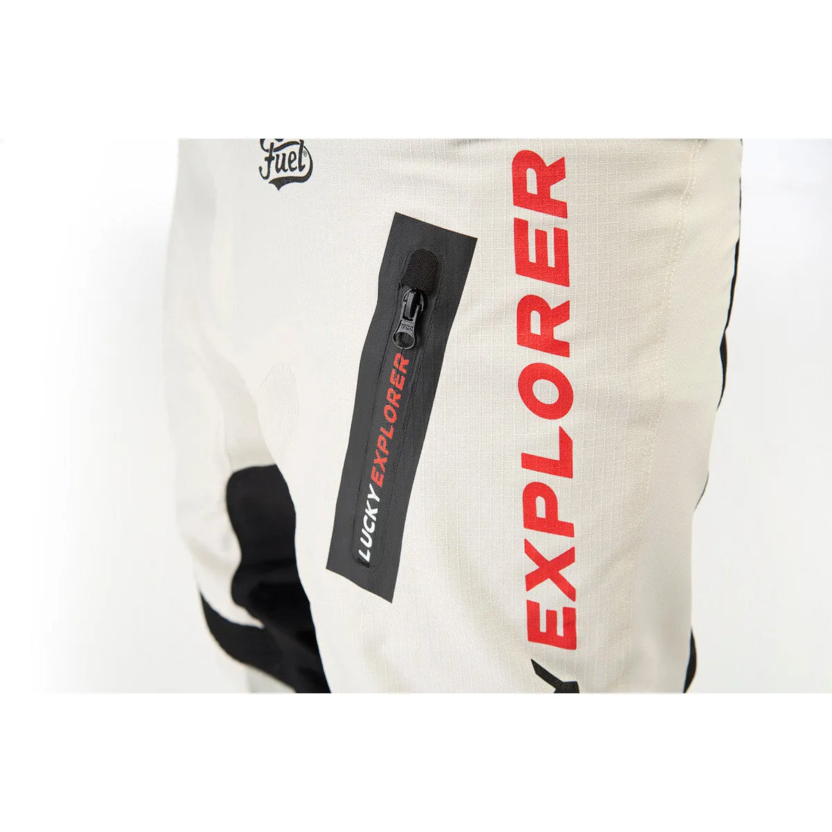 Fuel Endurage Pants Lucky Explorer - White/Red