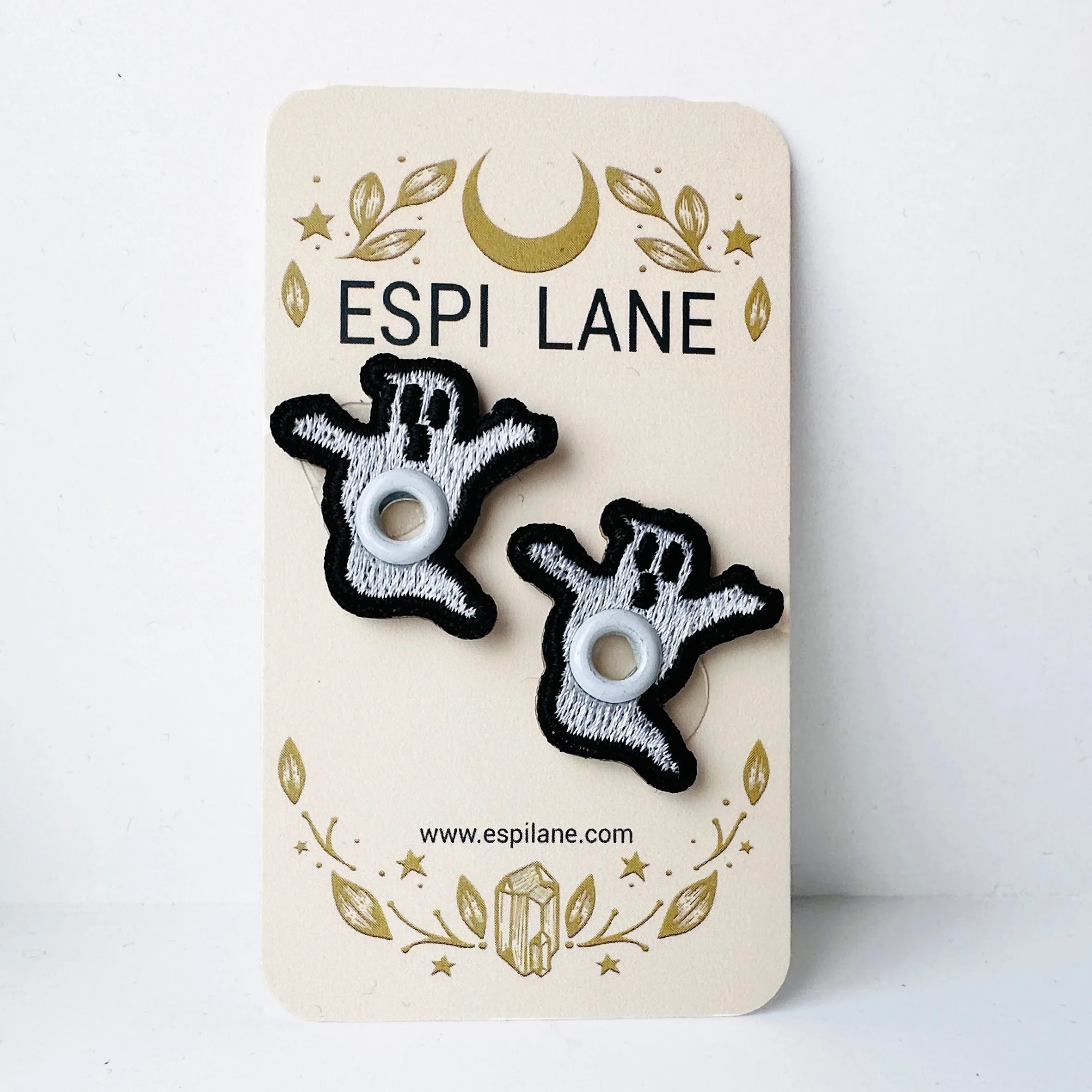 Ghost Shoe & Skate Lace Charm Set