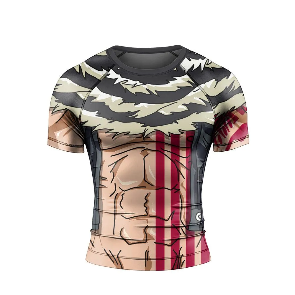 Katakuri One Piece Short Sleeve Rash Guard