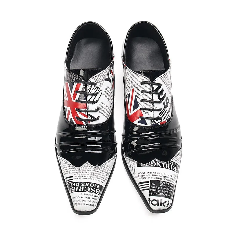 Leather shoes for men, business formal wear, genuine leather men's casual shoes, British style summer breathable and versatile pointed toe heightening shoes