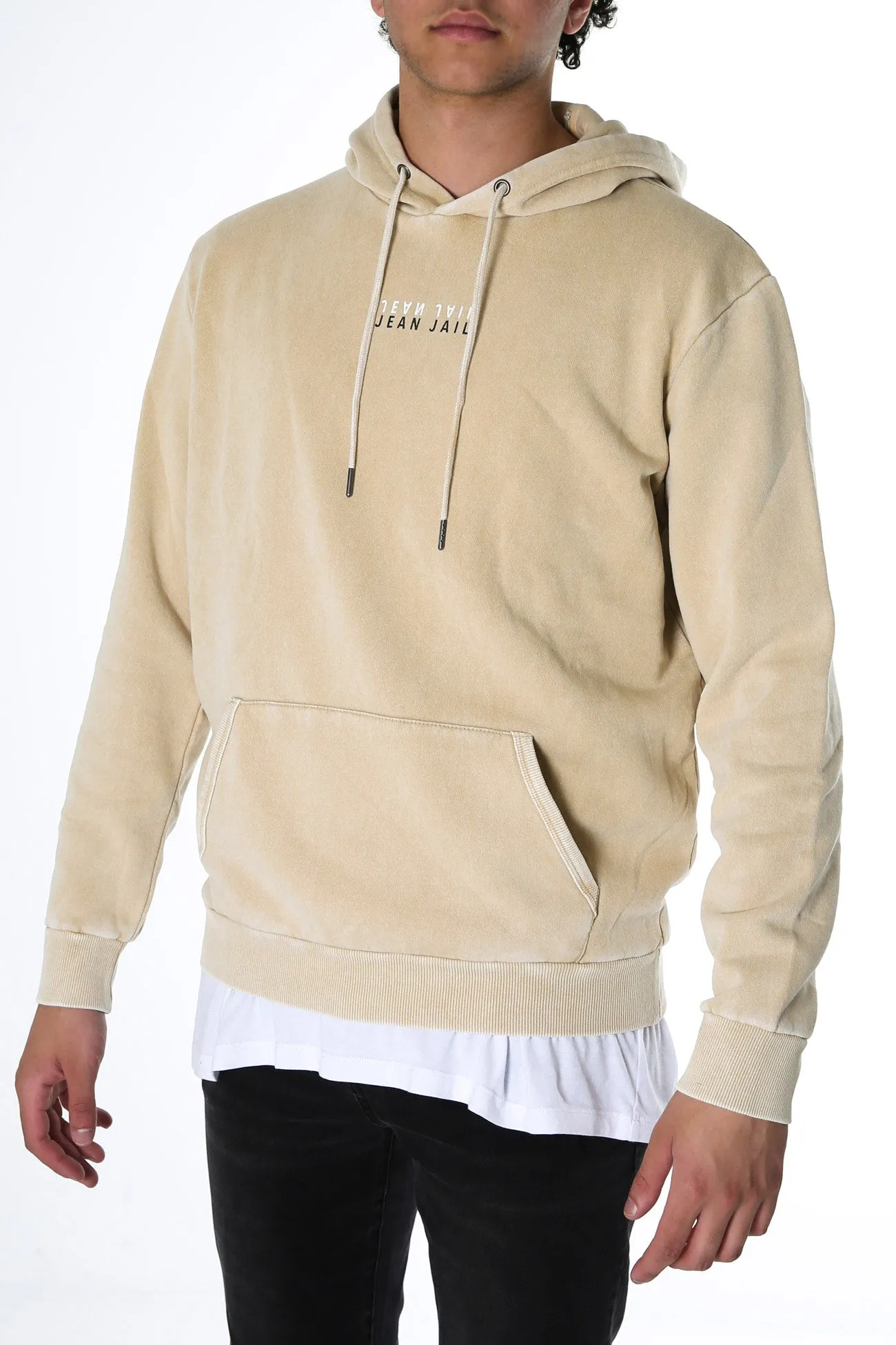 Logo Hoody Tan
