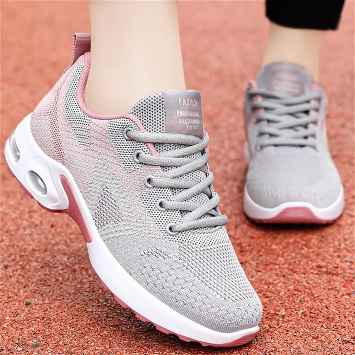 Orthopedic Shoes for Women Slip On Air Cushion Running Walking Lightweight Mesh Breathable Safety Shoe Casual Athletic Non Slip Sneakers