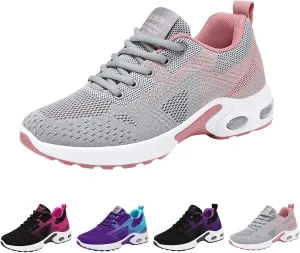 Orthopedic Shoes for Women Slip On Air Cushion Running Walking Lightweight Mesh Breathable Safety Shoe Casual Athletic Non Slip Sneakers