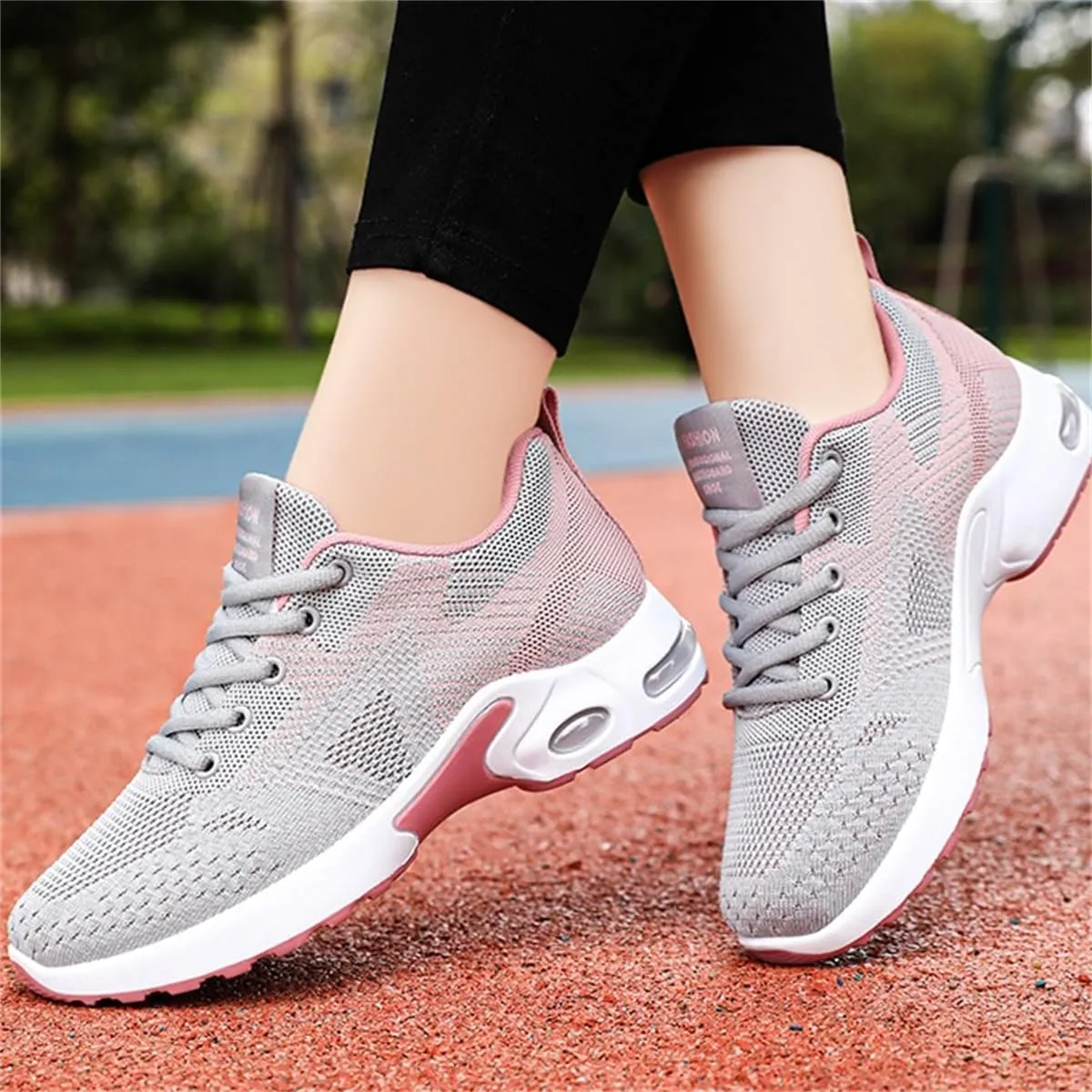 Orthopedic Shoes for Women Slip On Air Cushion Running Walking Lightweight Mesh Breathable Safety Shoe Casual Athletic Non Slip Sneakers