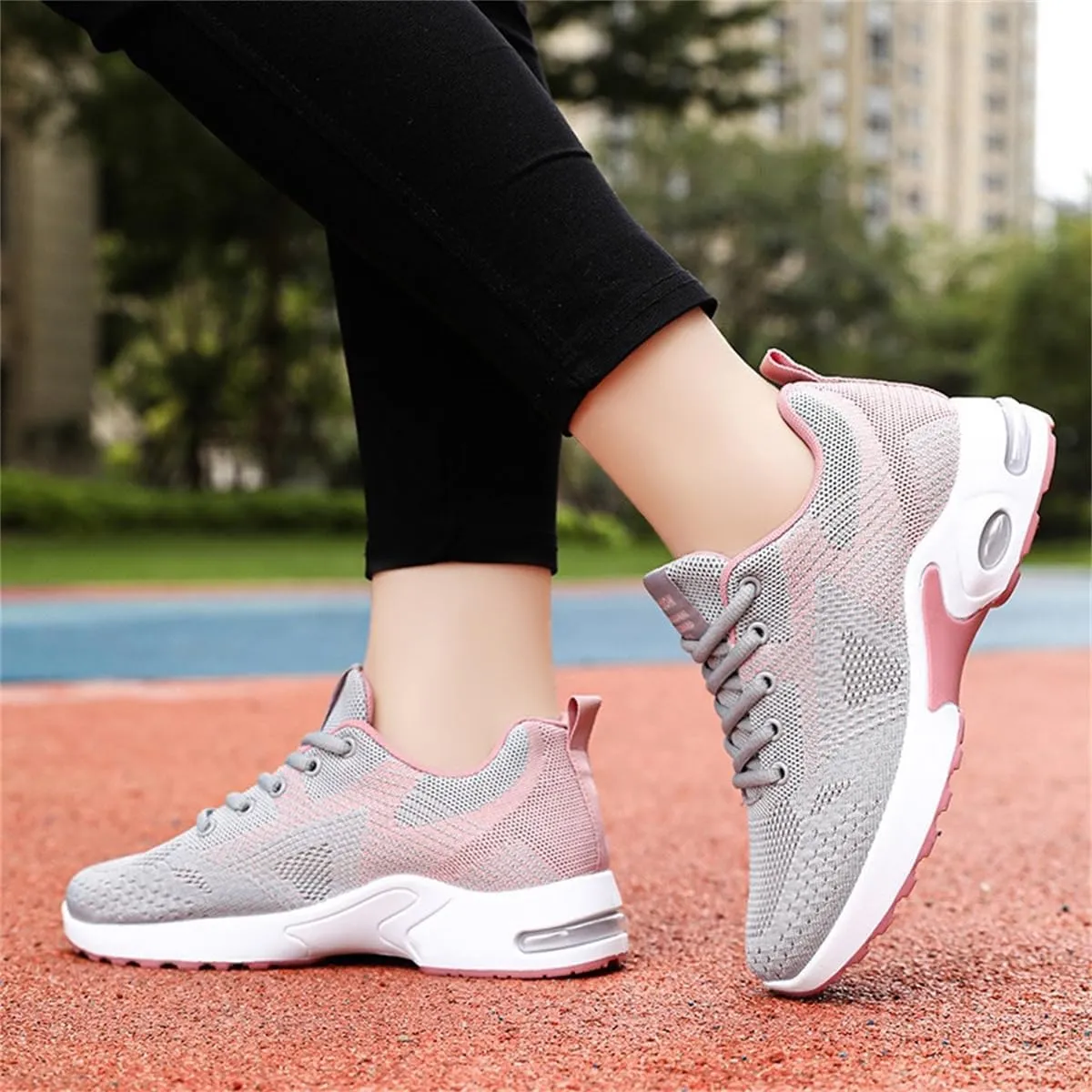 Orthopedic Shoes for Women Slip On Air Cushion Running Walking Lightweight Mesh Breathable Safety Shoe Casual Athletic Non Slip Sneakers
