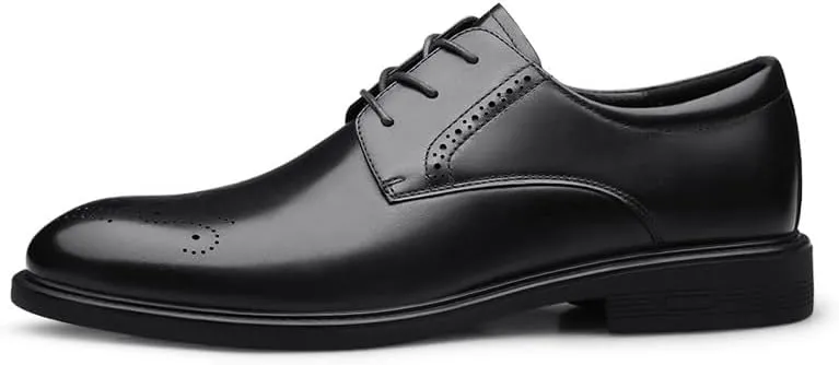 Oxford Shoes for Men's Lace Up Comfort Orthopedic Brogue Waterproof Leather Non Slip Casual