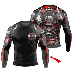 Personalized Devil Shogun Long Sleeve Rash Guard