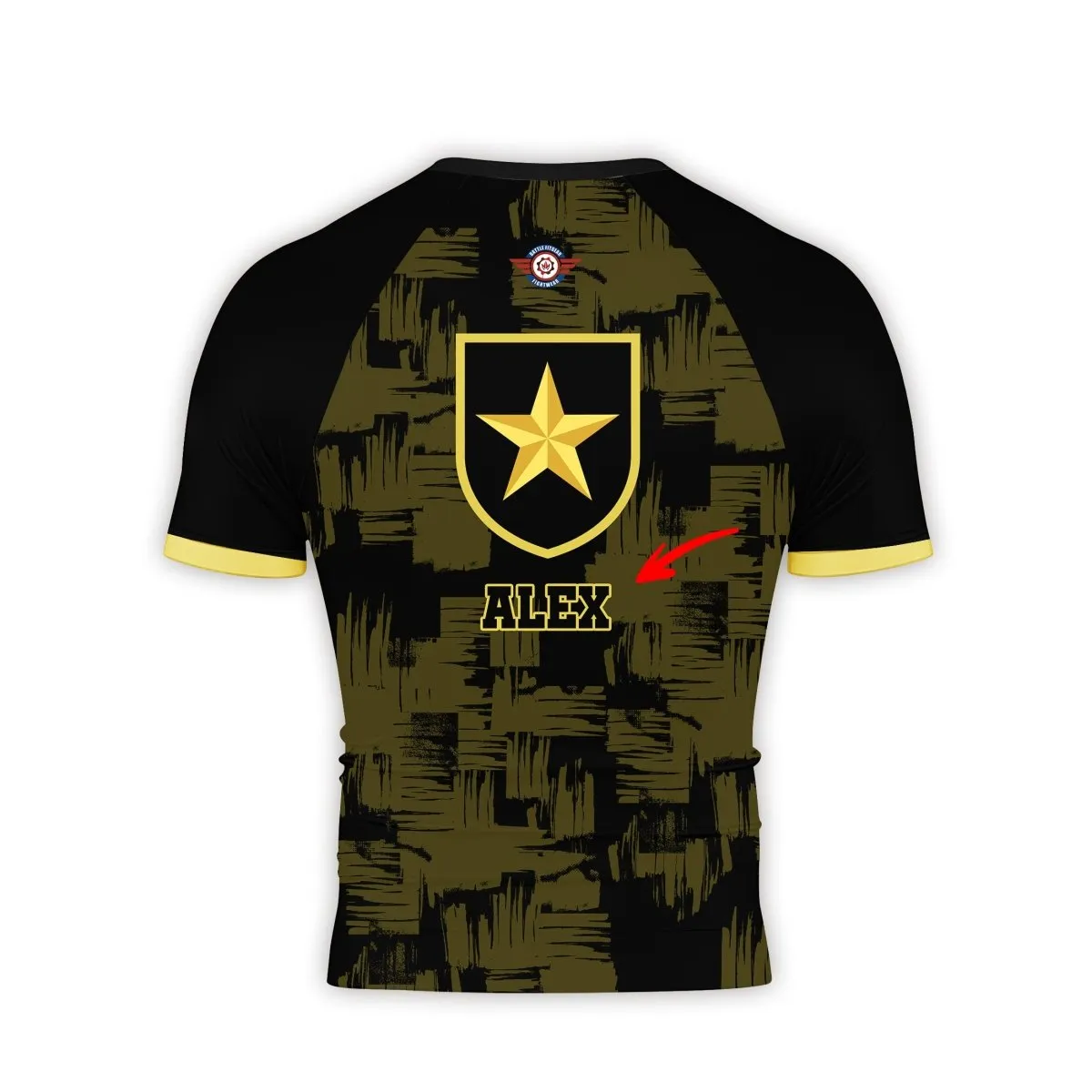 Personalized Partai Ummat Men's Short Sleeve Rash Guard