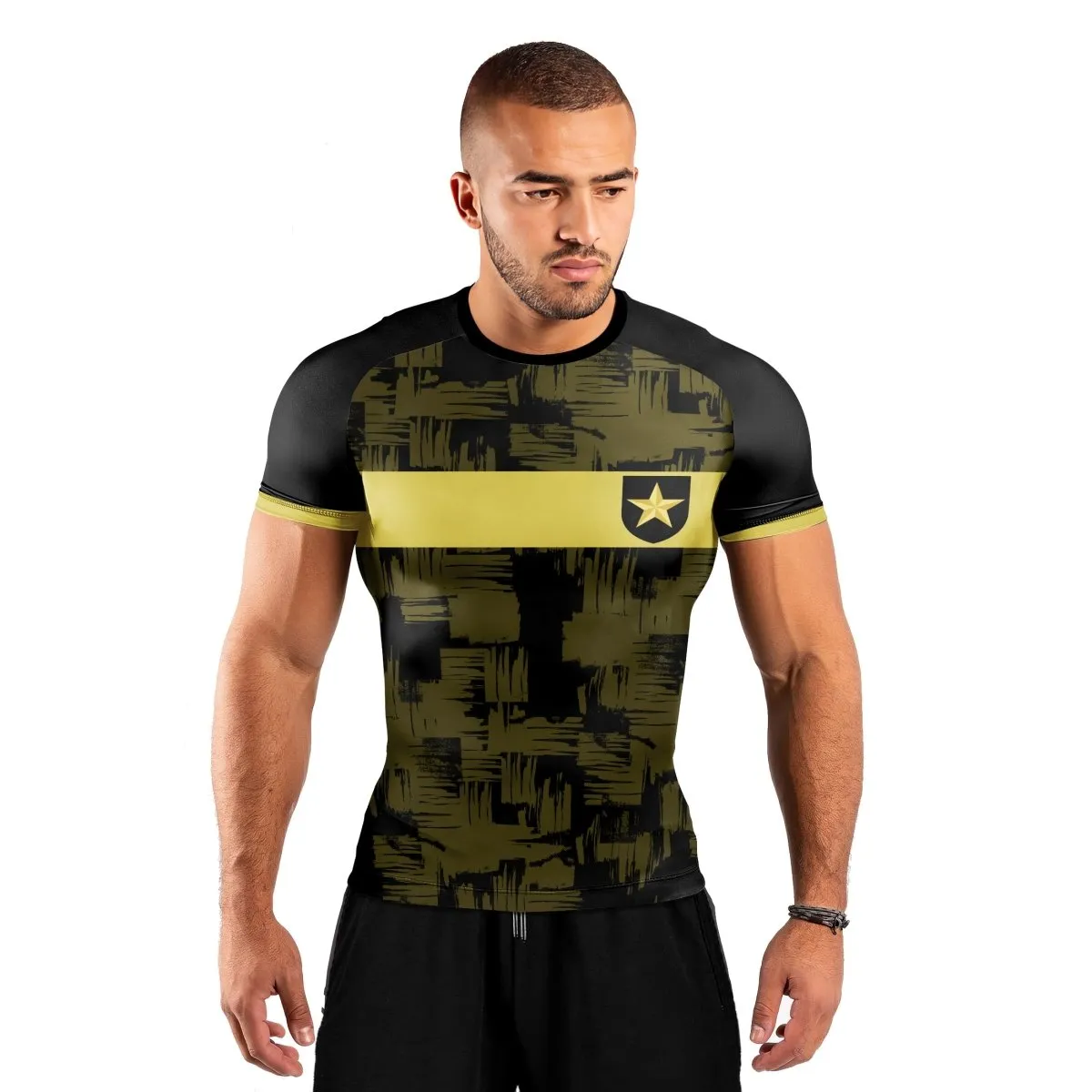 Personalized Partai Ummat Men's Short Sleeve Rash Guard