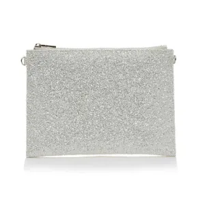 Rainbow Club Ivory Satin and Glitter Handbag Arizona