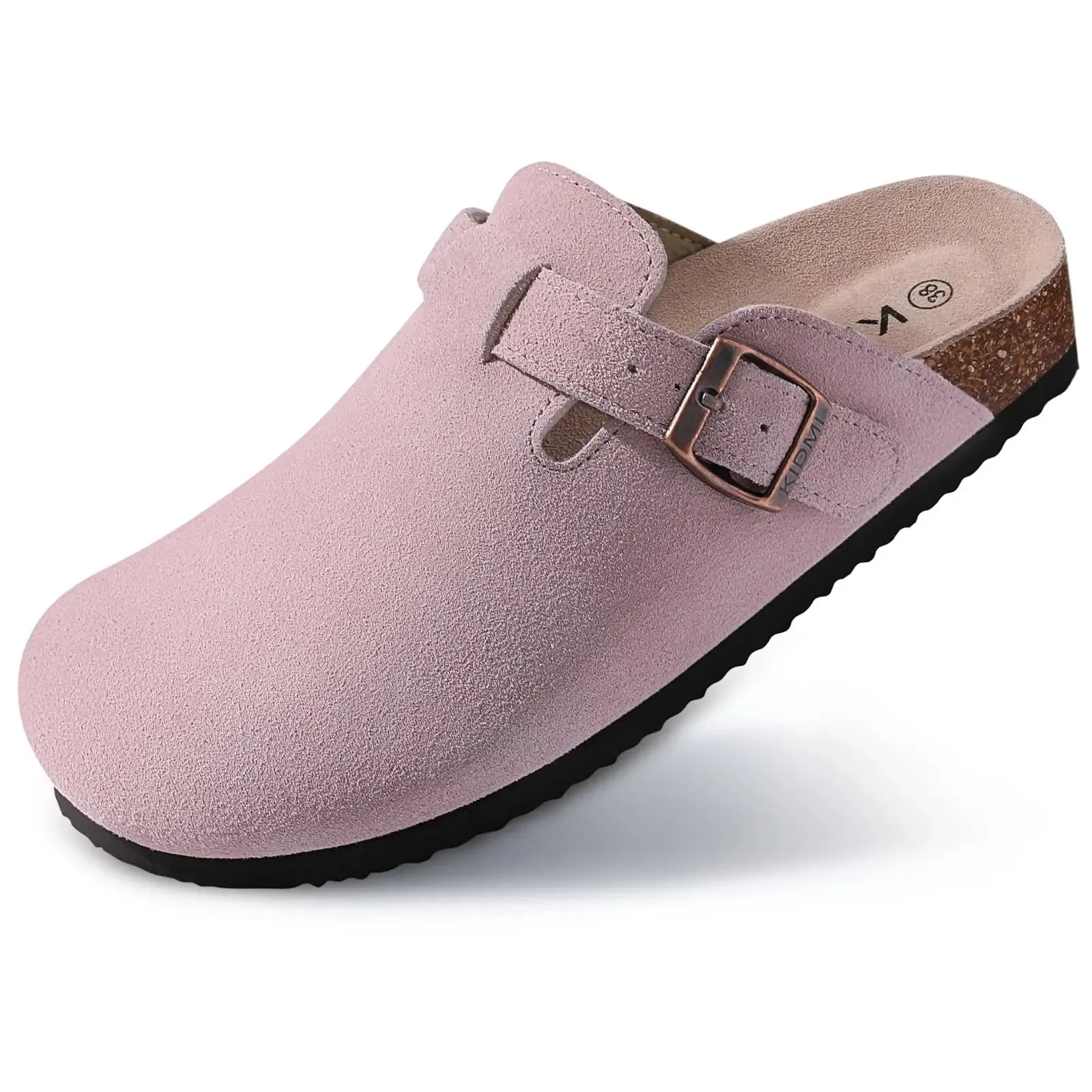 Riley Reese Suede Cork Mules