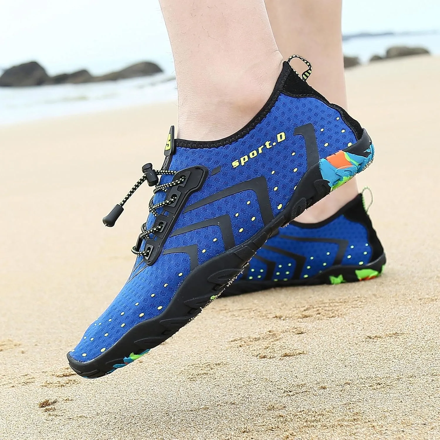 SAGUARO Quick-Dry Water Shoes for Women  Swim Shoes, Beach Shoes, Aqua Shoes with Lightweight, Breathable, Slip-Resistant Design for Pool & Outdoor Use
