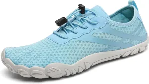 SAGUARO Quick-Dry Water Shoes for Women  Wide Toe Box Barefoot Shoes, Lightweight Breathable for Beach, Swimming and Outdoor Activities Size 6-11.5