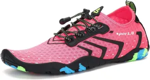 SAGUARO Water Shoes Women  Swim Shoes, Quick-Dry Barefoot Aqua Socks for Beach, Pool, Surfing and Outdoor Activities