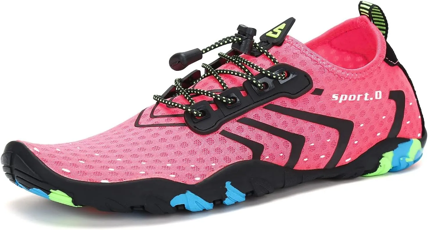 SAGUARO Water Shoes Women  Swim Shoes, Quick-Dry Barefoot Aqua Socks for Beach, Pool, Surfing and Outdoor Activities