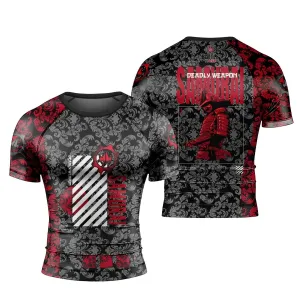 Samurai Fern Short Sleeve Rash Guard
