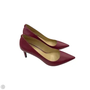 Shoes Designer By Michael Kors In Red, Size: 9