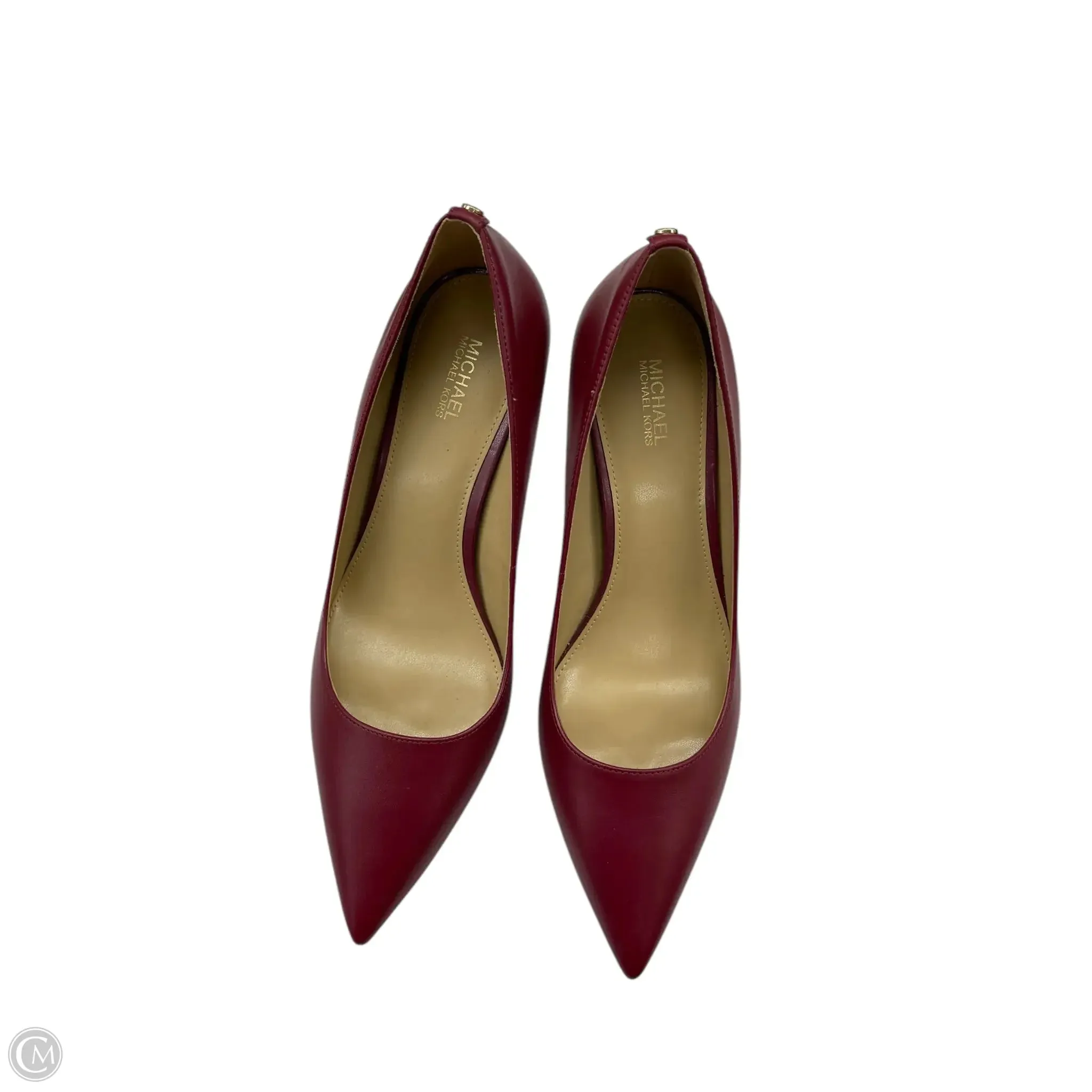 Shoes Designer By Michael Kors In Red, Size: 9