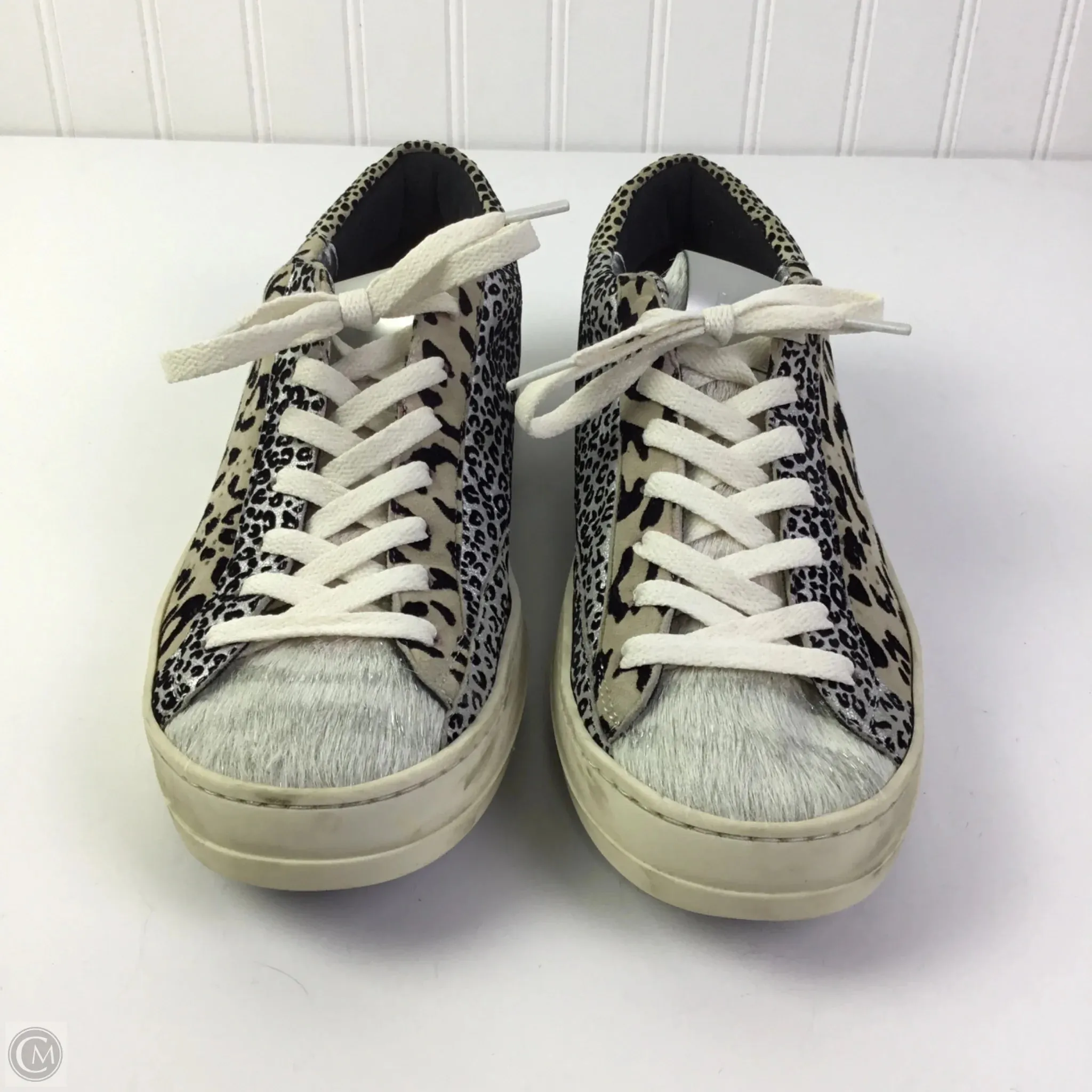 Shoes Sneakers By P448 In Animal Print, Size: 9.5