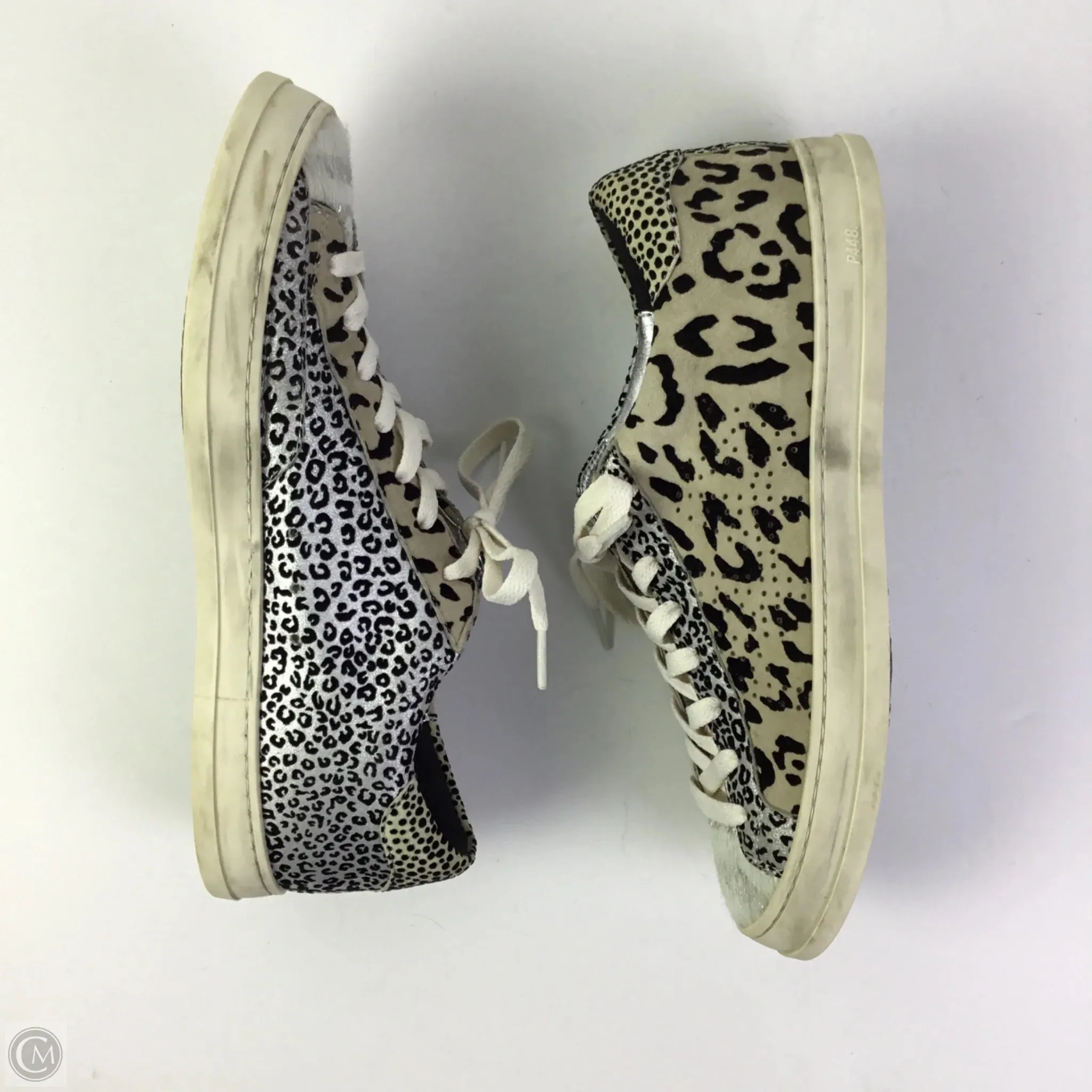 Shoes Sneakers By P448 In Animal Print, Size: 9.5