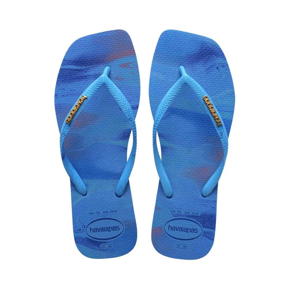 Slim Square Trendy Flip Flops