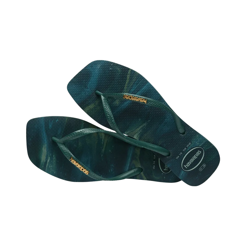 Slim Square Trendy Flip Flops