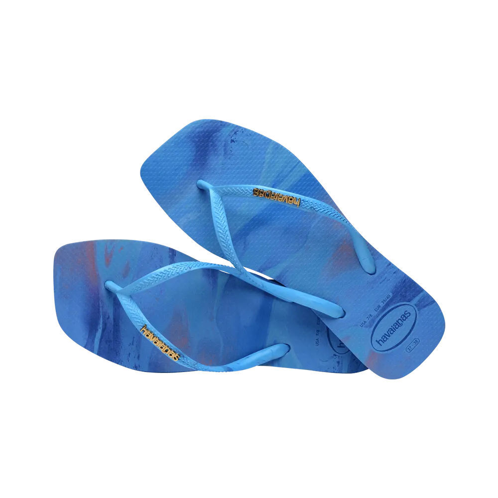 Slim Square Trendy Flip Flops