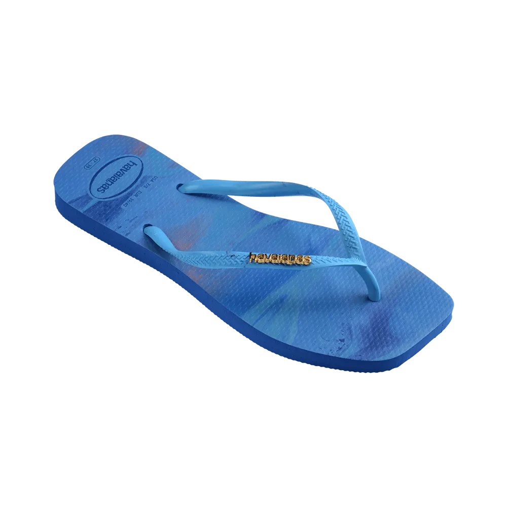 Slim Square Trendy Flip Flops