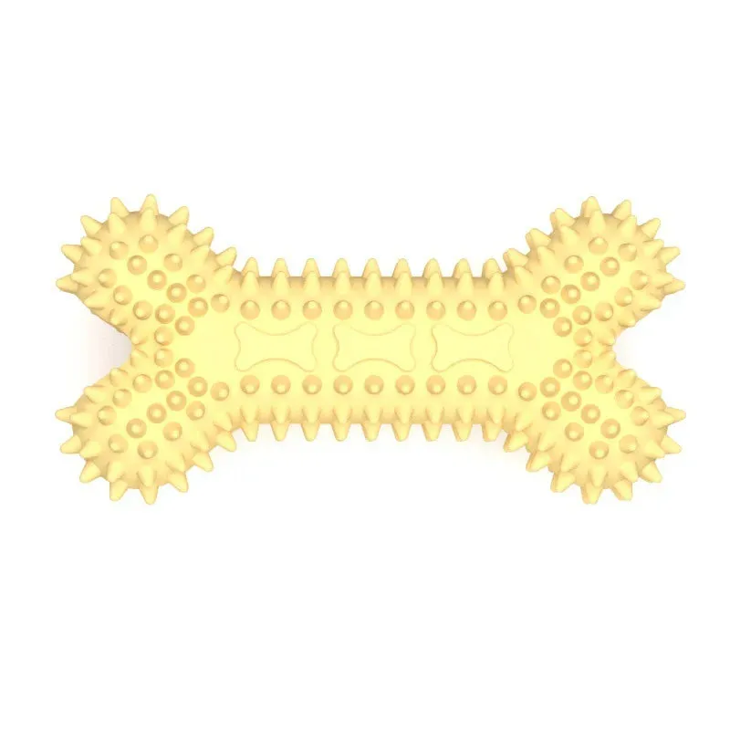 Soft Rubber Chew Bone Toy for Small Dogs