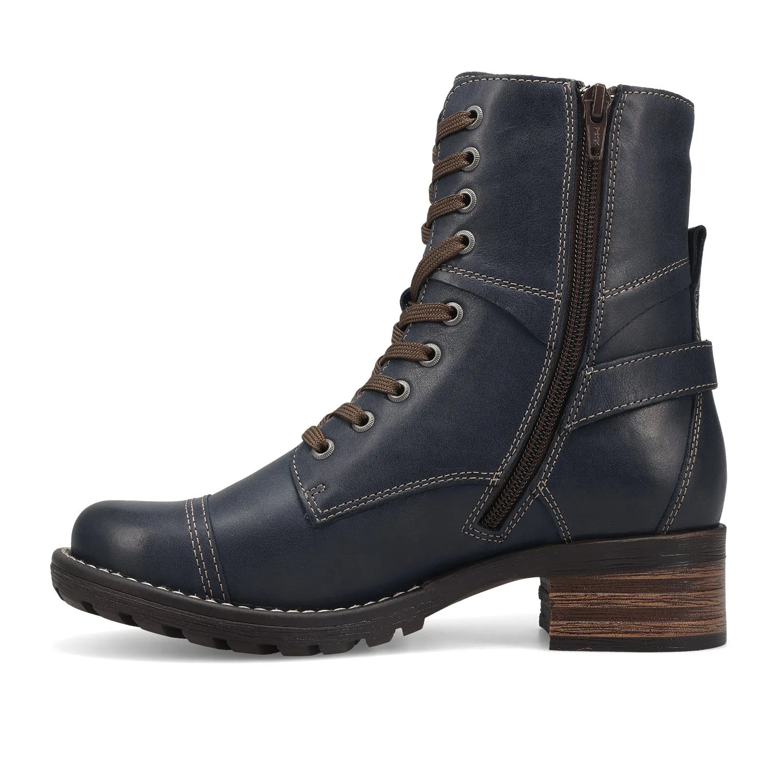 Taos Crave Lace Up Mid Boot (Women) - Dark Blue