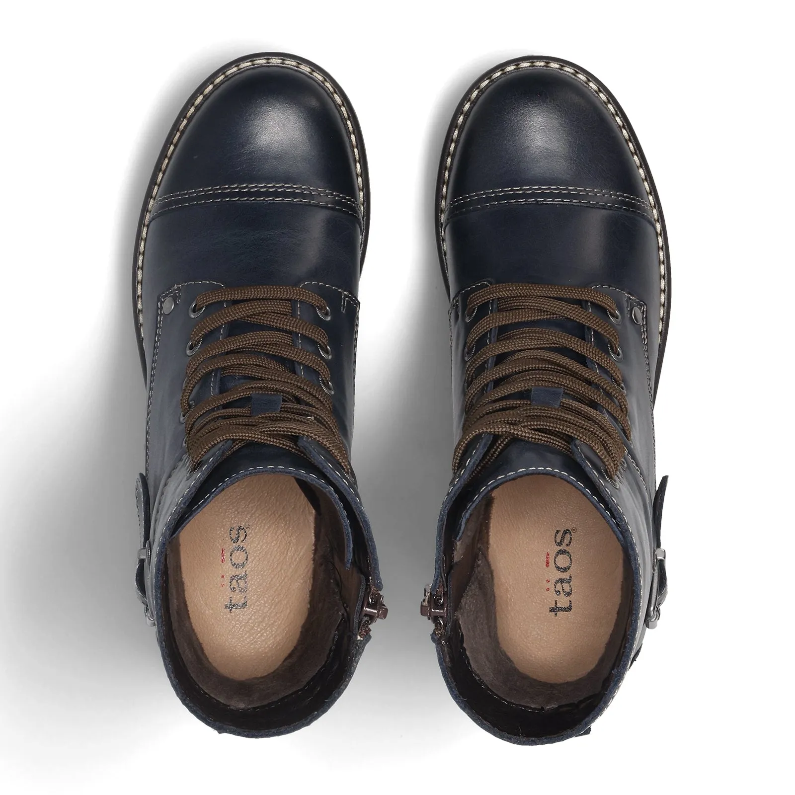 Taos Crave Lace Up Mid Boot (Women) - Dark Blue