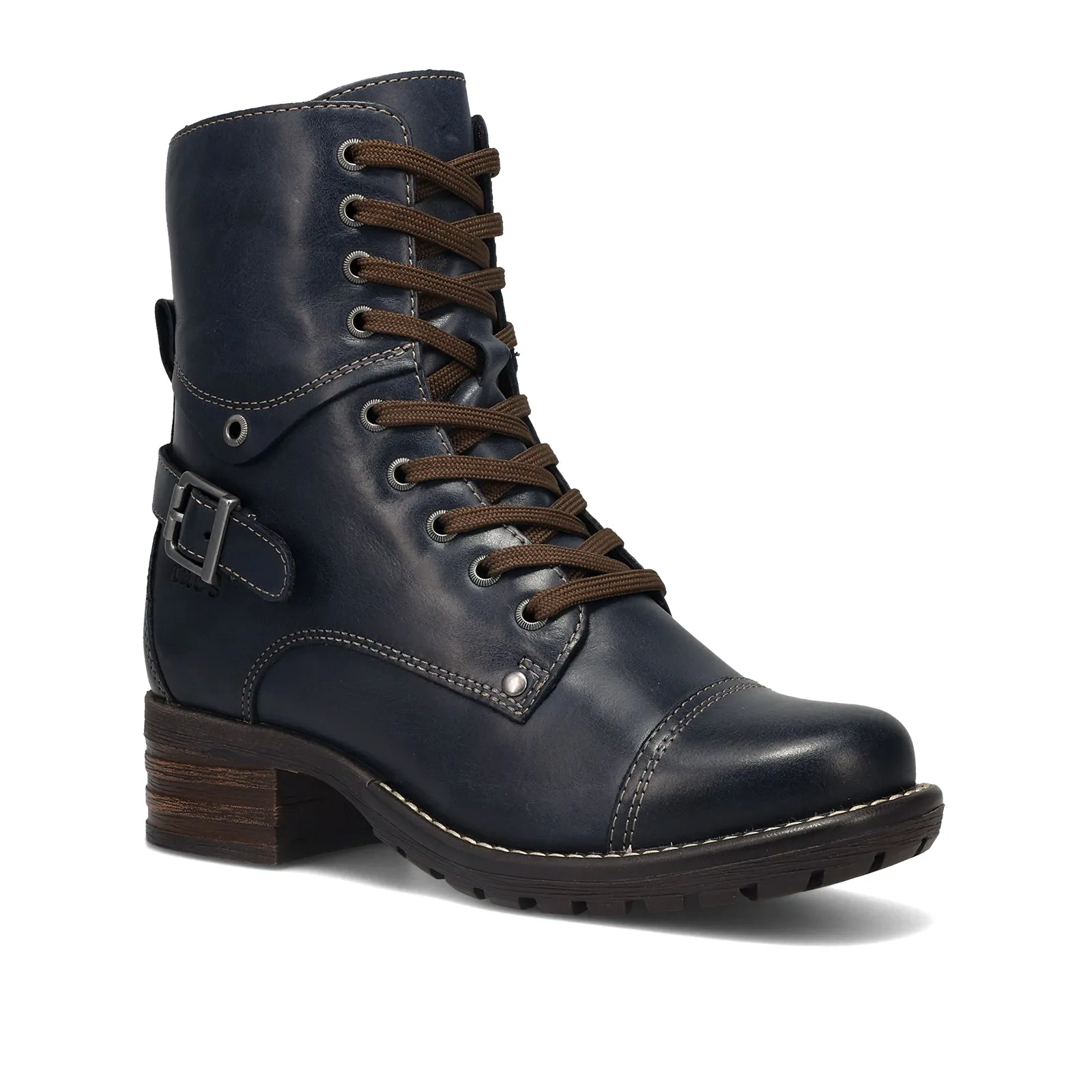 Taos Crave Lace Up Mid Boot (Women) - Dark Blue