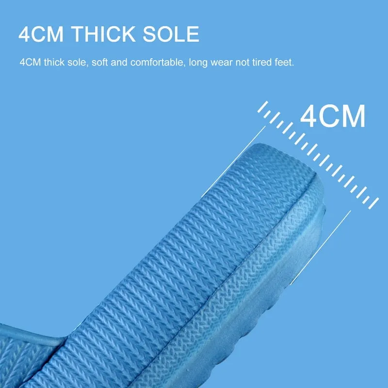 Thick Heel Soft Best Comfortable Flip Flops