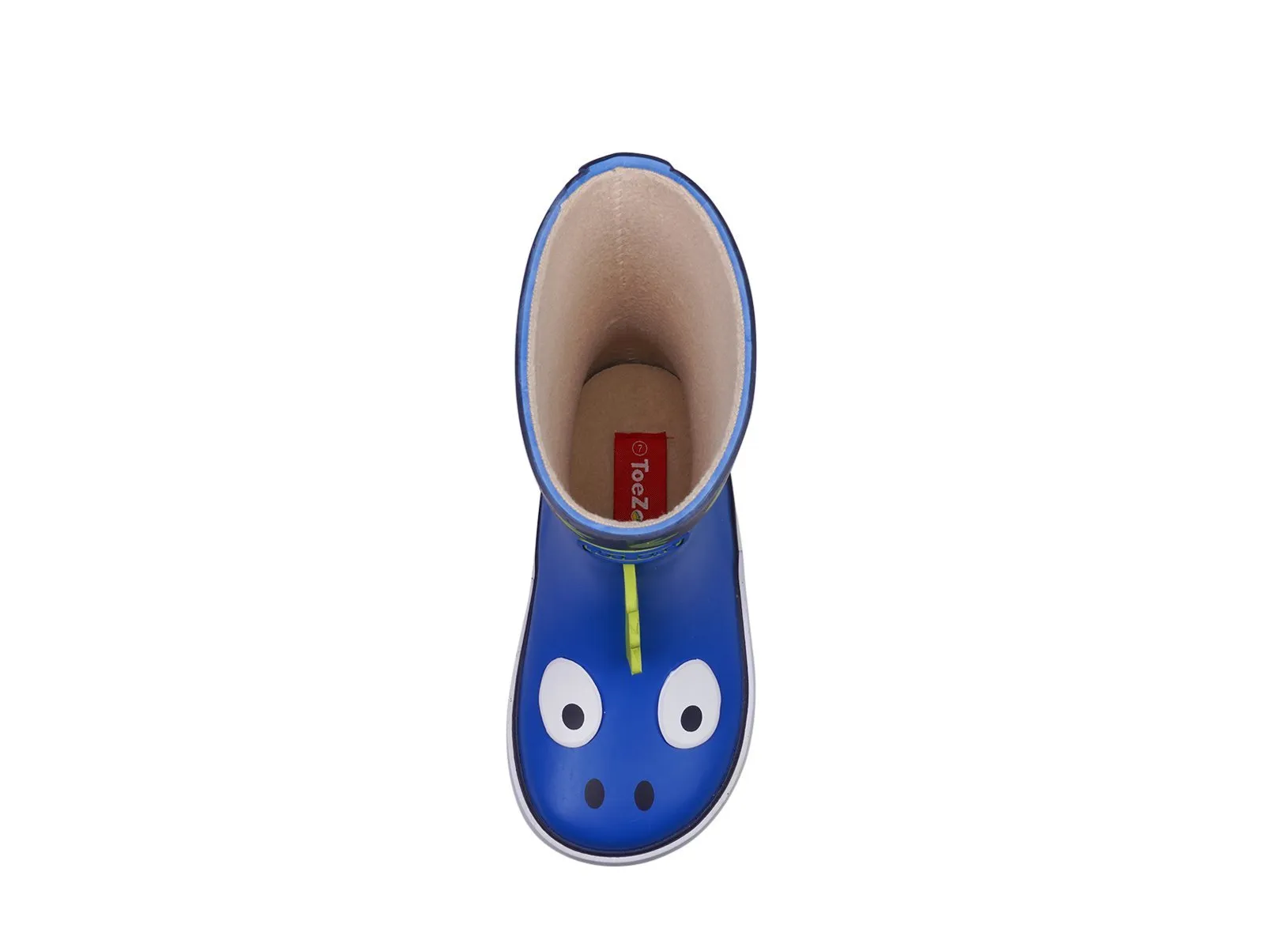TOM - Boys' Blue Dinosaur Themed Rain Boots