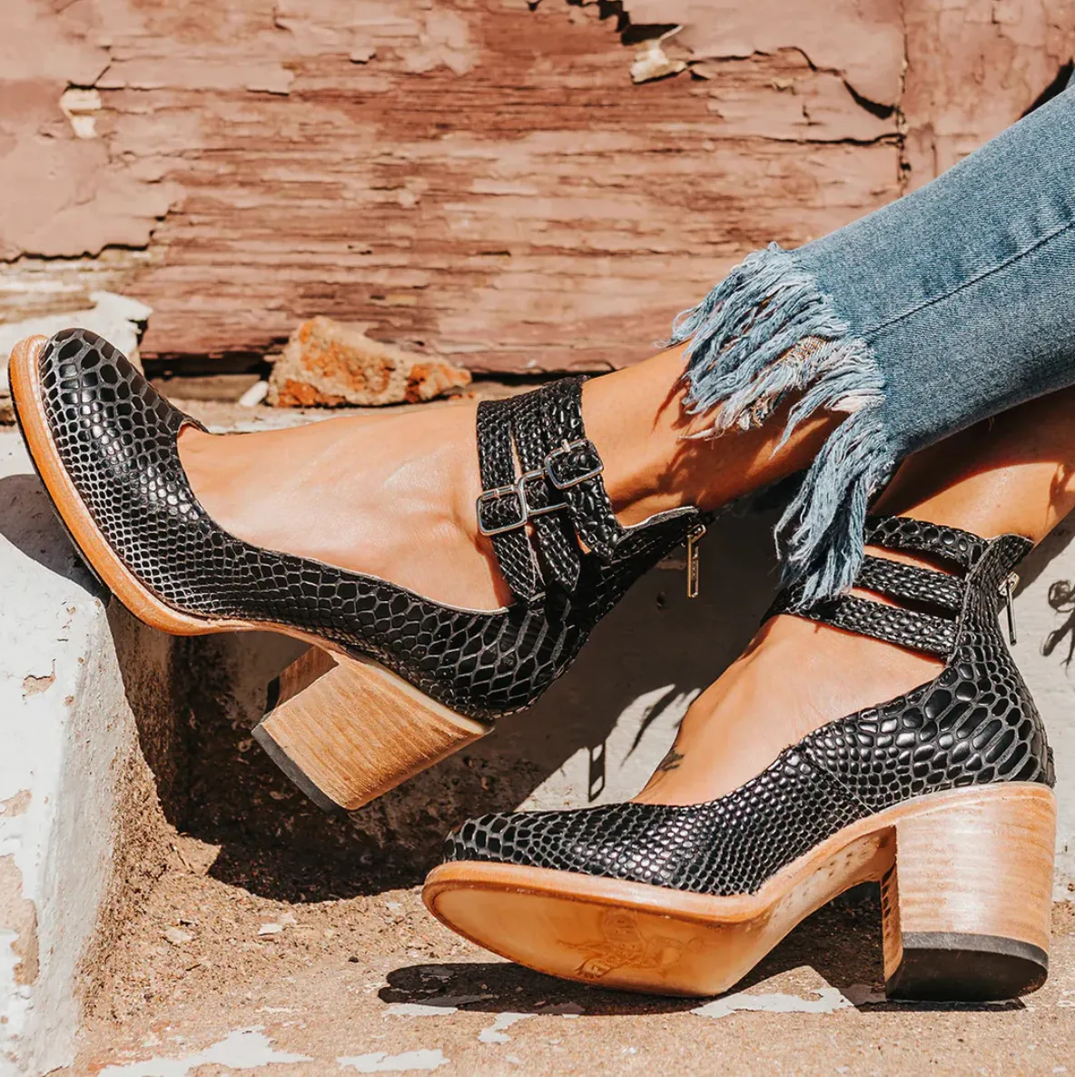 Vera  | Vintage Leather Heels