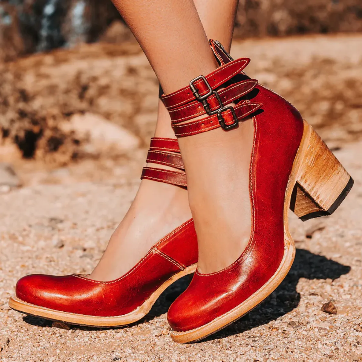 Vera  | Vintage Leather Heels