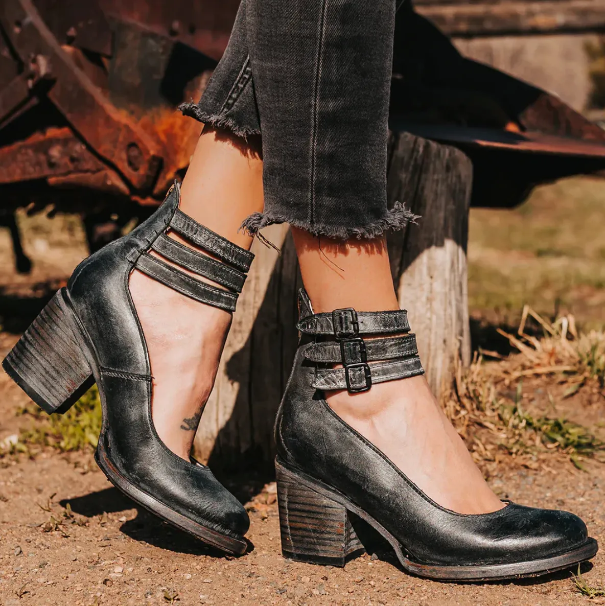 Vera  | Vintage Leather Heels