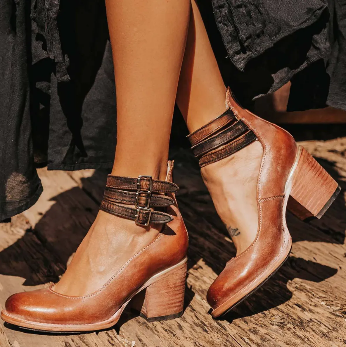 Vera  | Vintage Leather Heels