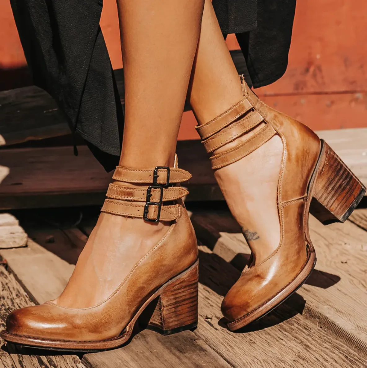 Vera  | Vintage Leather Heels